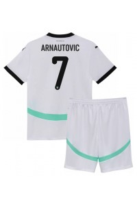 Oostenrijk Marko Arnautovic #7 Babytruitje Uit tenue Kind EK 2024 Korte Mouw (+ Korte broeken)